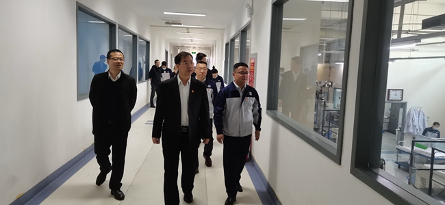 中國有研黨委書記、董事長趙曉晨到有研國晶輝調(diào)研
